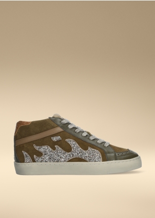 Sneakers GAMIN Mod.E0206S30 verde kaki